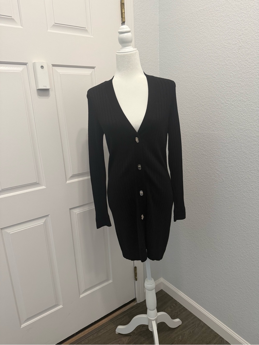 WHBM Button-Front Cardigan Dress